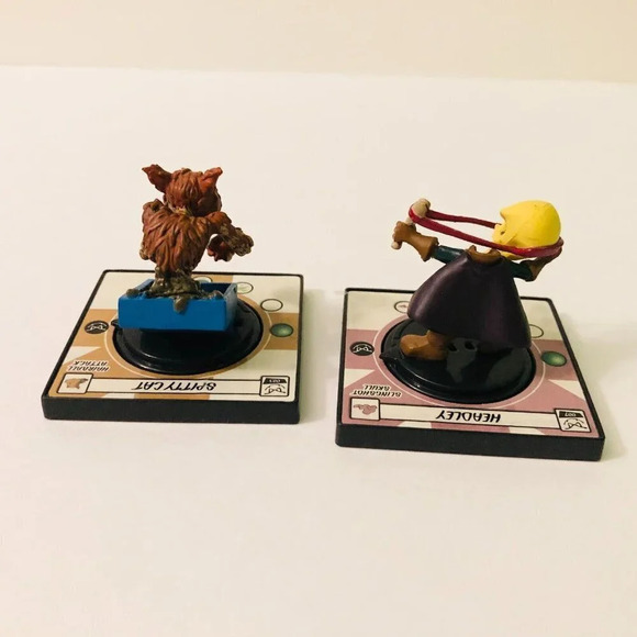 2003 Wiz Kids Creepy Freaks Figures Lot of 8 Game Pieces - Picture 9 of 13